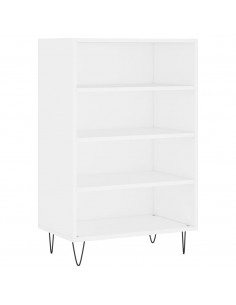 Credenza Bianca 57x35x90 cm in Legno Multistrato 2