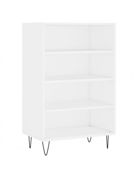 Credenza Bianca 57x35x90 cm in Legno Multistrato