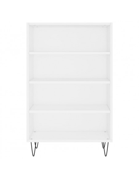 Credenza Bianca 57x35x90 cm in Legno Multistrato