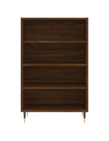 Credenza Rovere Marrone 57x35x90 cm in Legno Multistrato