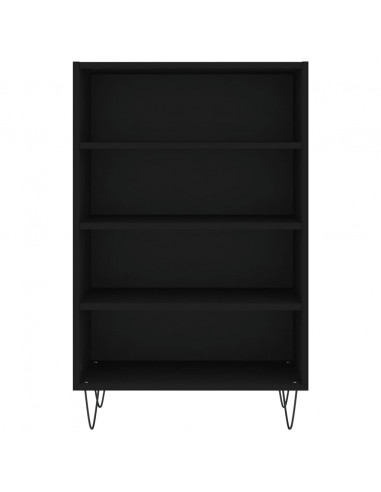 Credenza Nera 57x35x90 cm in Legno Multistrato