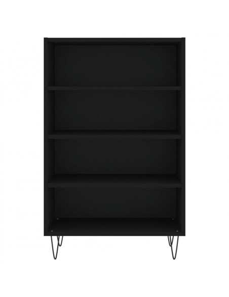Credenza Nera 57x35x90 cm in Legno Multistrato