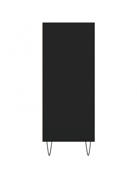 Credenza Nera 57x35x90 cm in Legno Multistrato