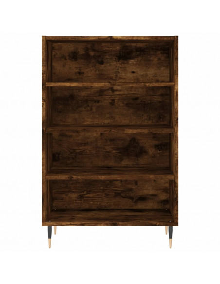 Credenza Rovere Fumo 57x35x90 cm in Legno Multistrato