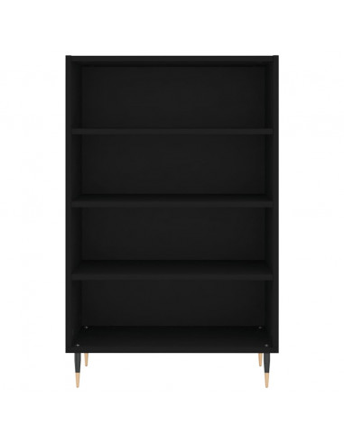 Credenza Nera 57x35x90 cm in Legno Multistrato