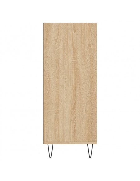 Credenza Rovere Sonoma 57x35x90 cm in Legno Multistrato