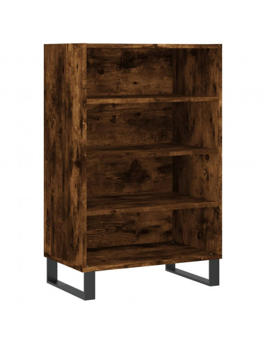 Credenza Rovere Fumo 57x35x90 cm in Legno Multistrato