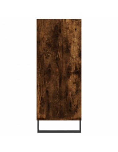 Credenza Rovere Fumo 57x35x90 cm in Legno Multistrato