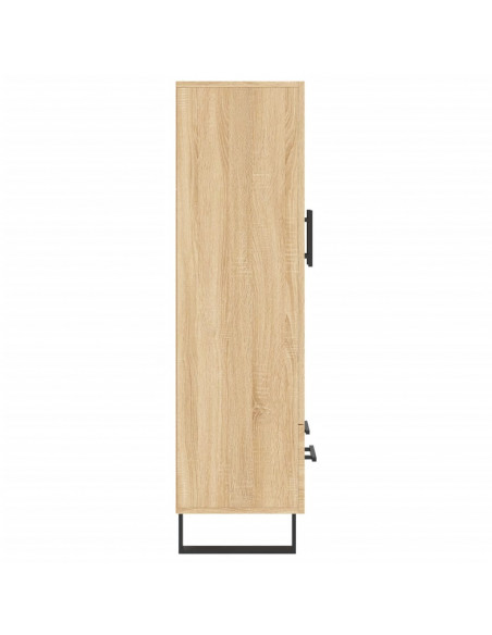 Credenza Rovere Sonoma 69,5x31x115 cm in Legno Multistrato