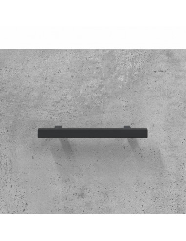 Credenza Grigio Cemento 69,5x31x115 cm in Legno Multistrato