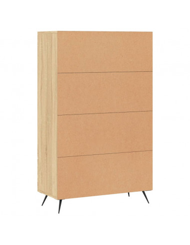 Credenza Rovere Sonoma 69,5x31x115 cm in Legno Multistrato