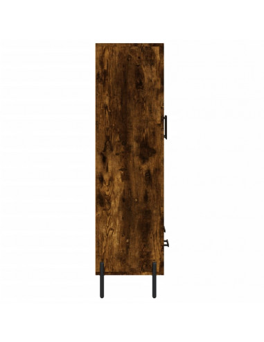 Credenza Rovere Fumo 69,5x31x115 cm in Legno Multistrato