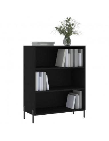 Scaffale Nero 69,5x32,5x90 cm in Legno Multistrato