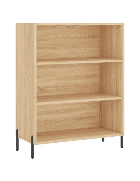 Scaffale Rovere Sonoma 69,5x32,5x90 cm in Legno Multistrato
