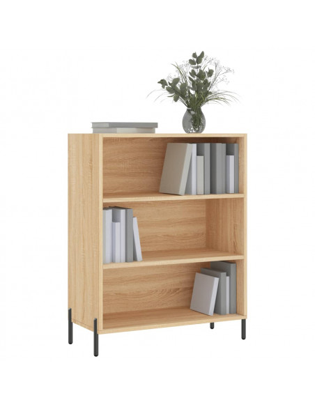 Scaffale Rovere Sonoma 69,5x32,5x90 cm in Legno Multistrato