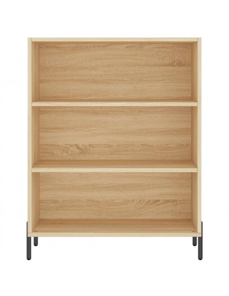 Scaffale Rovere Sonoma 69,5x32,5x90 cm in Legno Multistrato