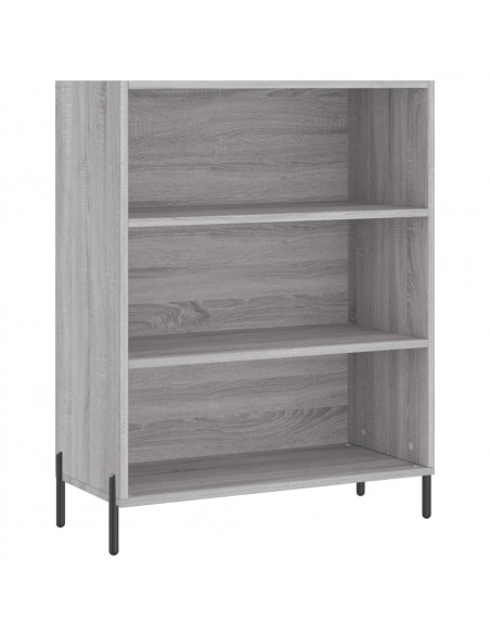Scaffale Grigio Sonoma 69,5x32,5x90 cm in Legno Multistrato