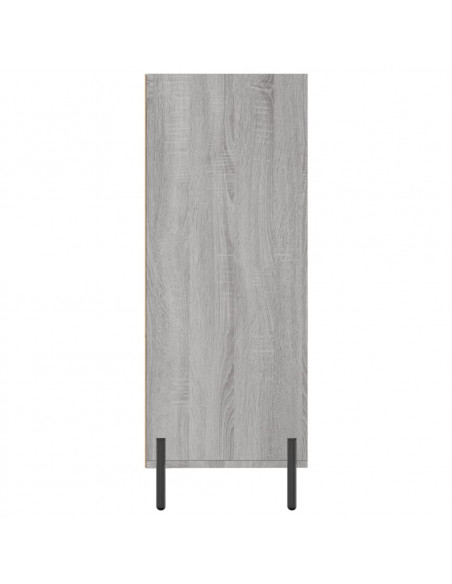 Scaffale Grigio Sonoma 69,5x32,5x90 cm in Legno Multistrato