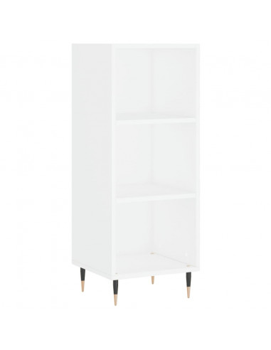 Credenza Bianca 34,5x32,5x90 cm in Legno Multistrato