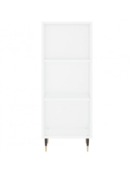Credenza Bianca 34,5x32,5x90 cm in Legno Multistrato