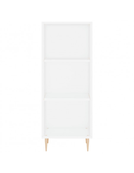 Credenza Bianca 34,5x32,5x90 cm in Legno Multistrato