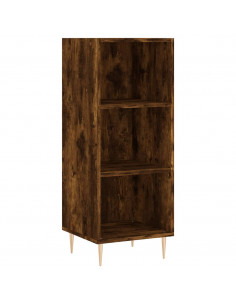 Credenza Rovere Fumo 34,5x32,5x90 cm in Legno Multistrato 2