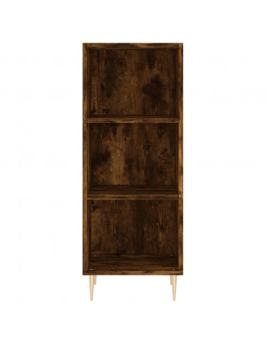 Credenza Rovere Fumo 34,5x32,5x90 cm in Legno Multistrato