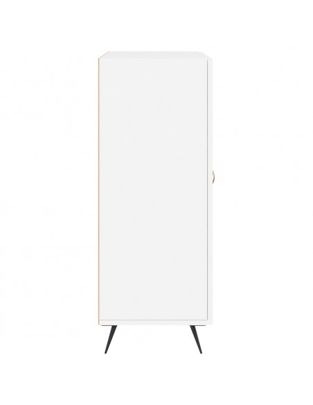 Credenza Bianca 69,5x34x90 cm in Legno Multistrato