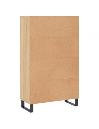 Credenza Rovere Sonoma 69,5x31x115 cm in Legno Multistrato