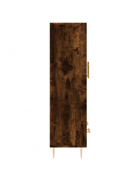 Credenza Rovere Fumo 69,5x31x115 cm in Legno Multistrato