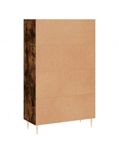 Credenza Rovere Fumo 69,5x31x115 cm in Legno Multistrato