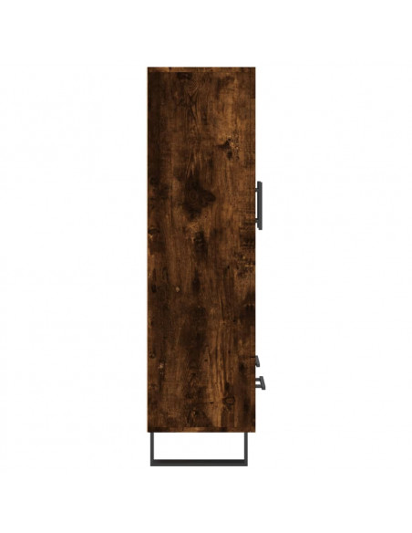 Credenza Rovere Fumo 69,5x31x115 cm in Legno Multistrato