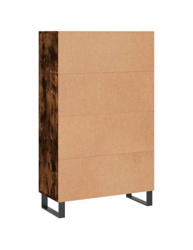 Credenza Rovere Fumo 69,5x31x115 cm in Legno Multistrato