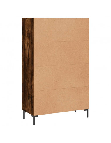 Credenza Rovere Fumo 69,5x31x115 cm in Legno Multistrato
