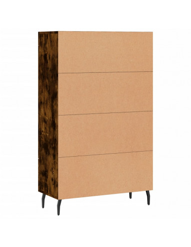 Credenza Rovere Fumo 69,5x31x115 cm in Legno Multistrato