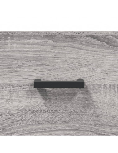 Credenza Grigio Sonoma 69,5x31x115 cm in Legno Multistrato