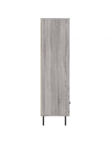 Credenza Grigio Sonoma 69,5x31x115 cm in Legno Multistrato