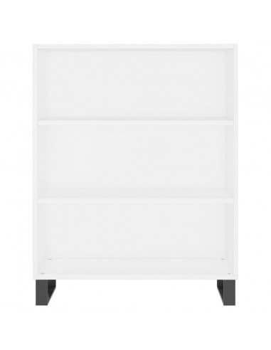 Scaffale Bianco 69,5x32,5x90 cm in Legno Multistrato