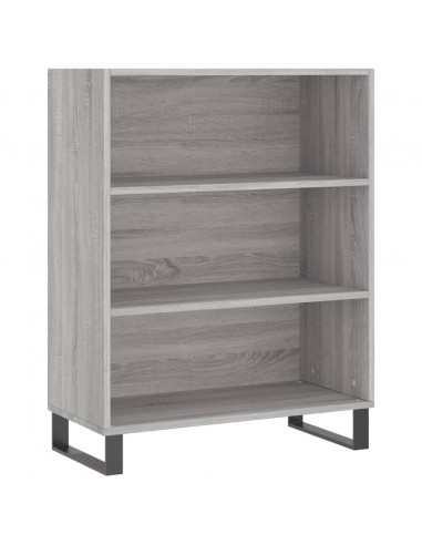 Scaffale Grigio Sonoma 69,5x32,5x90 cm in Legno Multistrato