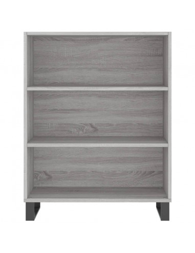 Scaffale Grigio Sonoma 69,5x32,5x90 cm in Legno Multistrato