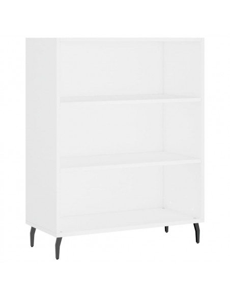 Scaffale Bianco 69,5x32,5x90 cm in Legno Multistrato