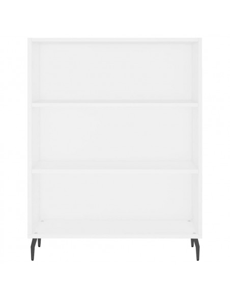 Scaffale Bianco 69,5x32,5x90 cm in Legno Multistrato