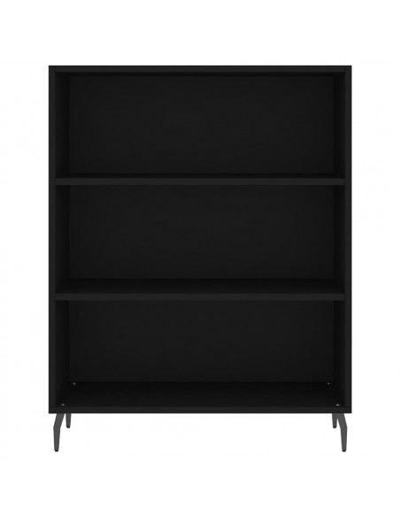 Scaffale Nero 69,5x32,5x90 cm in Legno Multistrato
