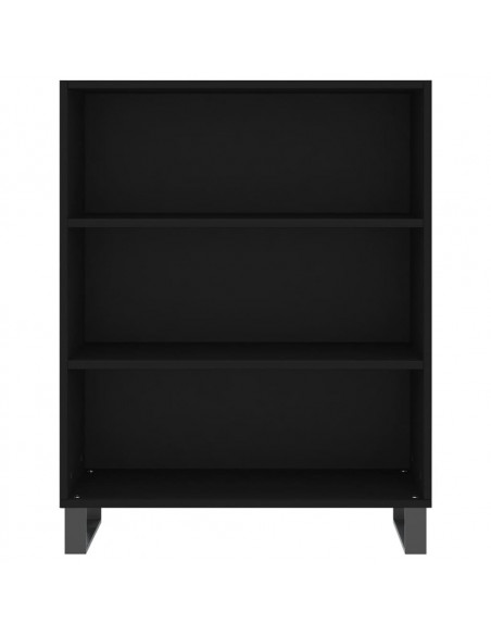 Scaffale Nero 69,5x32,5x90 cm in Legno Multistrato