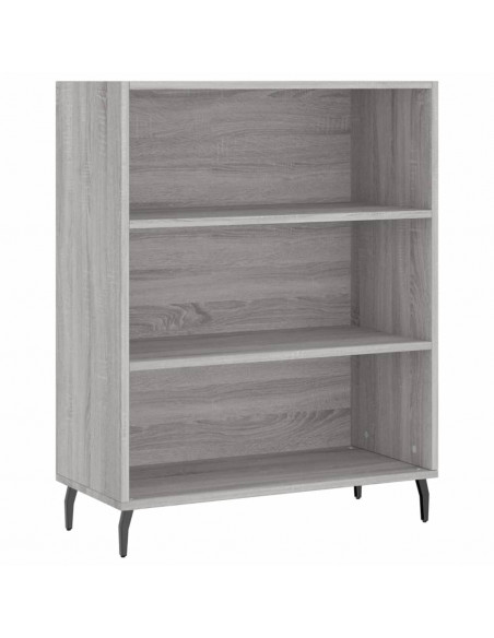 Scaffale Grigio Sonoma 69,5x32,5x90 cm in Legno Multistrato