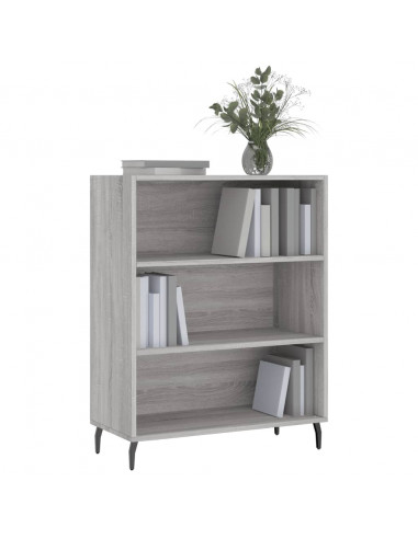 Scaffale Grigio Sonoma 69,5x32,5x90 cm in Legno Multistrato