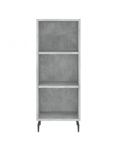 Credenza Grigio Cemento 34,5x32,5x90 cm in Legno Multistrato