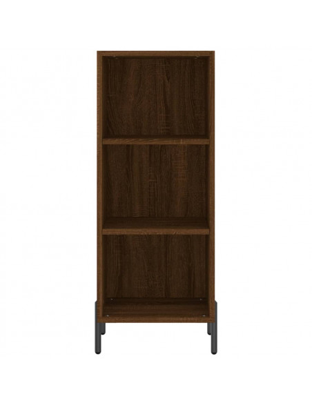 Credenza Rovere Marrone 34,5x32,5x90 cm in Legno Multistrato