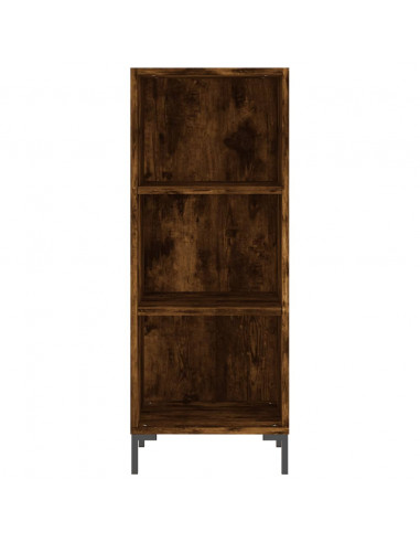 Credenza Rovere Fumo 34,5x32,5x90 cm in Legno Multistrato