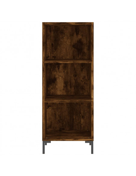 Credenza Rovere Fumo 34,5x32,5x90 cm in Legno Multistrato